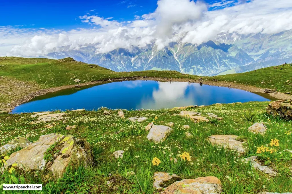 distance between Manali to Bhrigu Lake